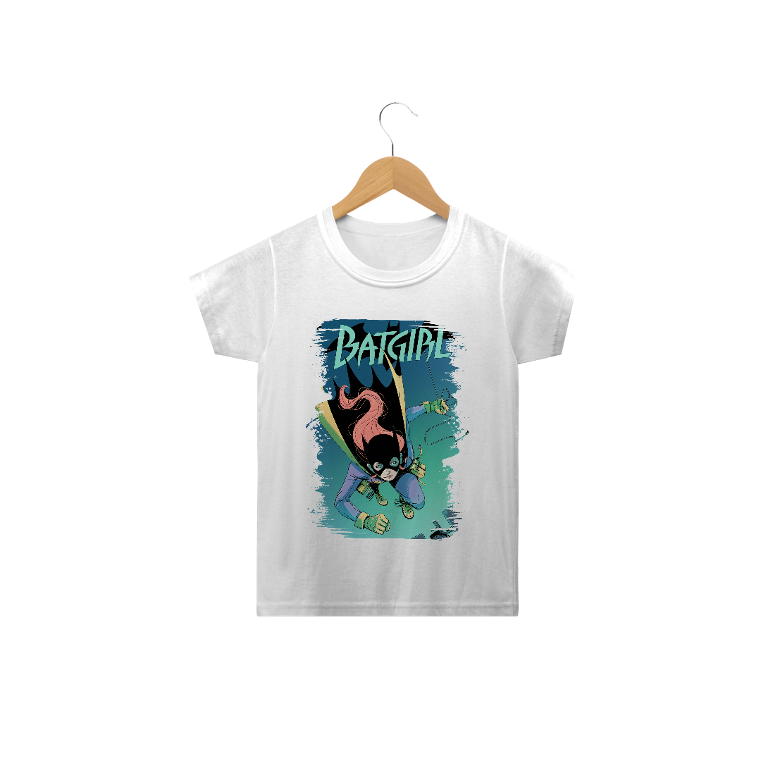 Nome do produto: Camiseta Infantil Batgirl