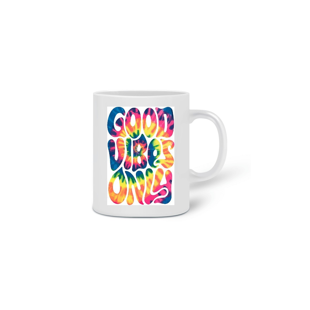 Nome do produto  Caneca Good Vibes Only