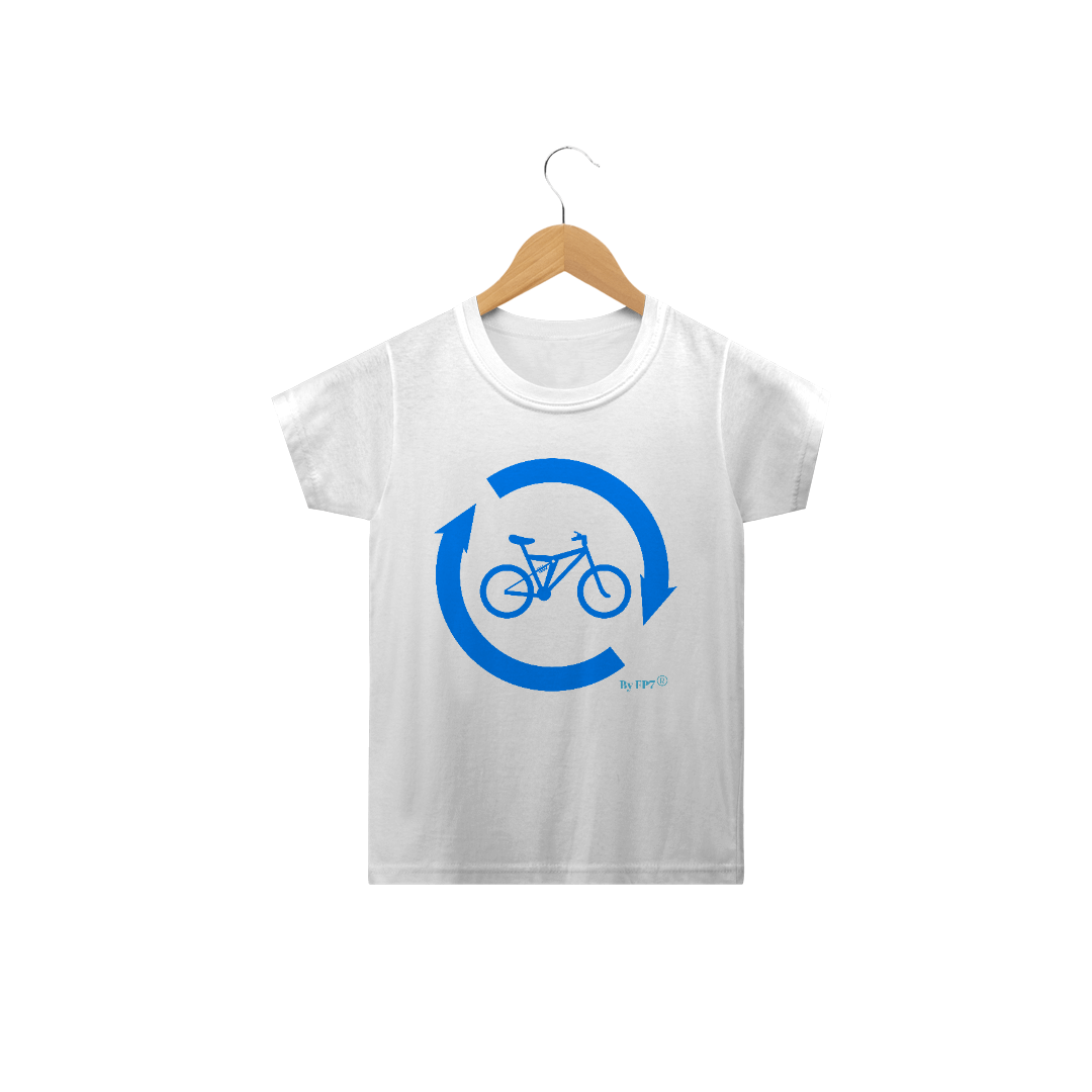Nome do produto  Camiseta Infantil Blue Bike