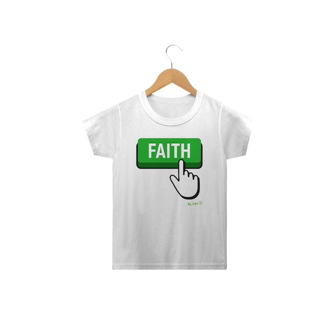 Nome do produto  Camiseta Infantil Faith