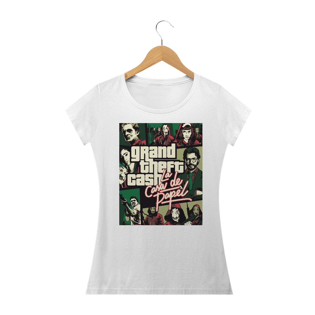 Nome do produto  Camiseta Feminina La Casa de Papel