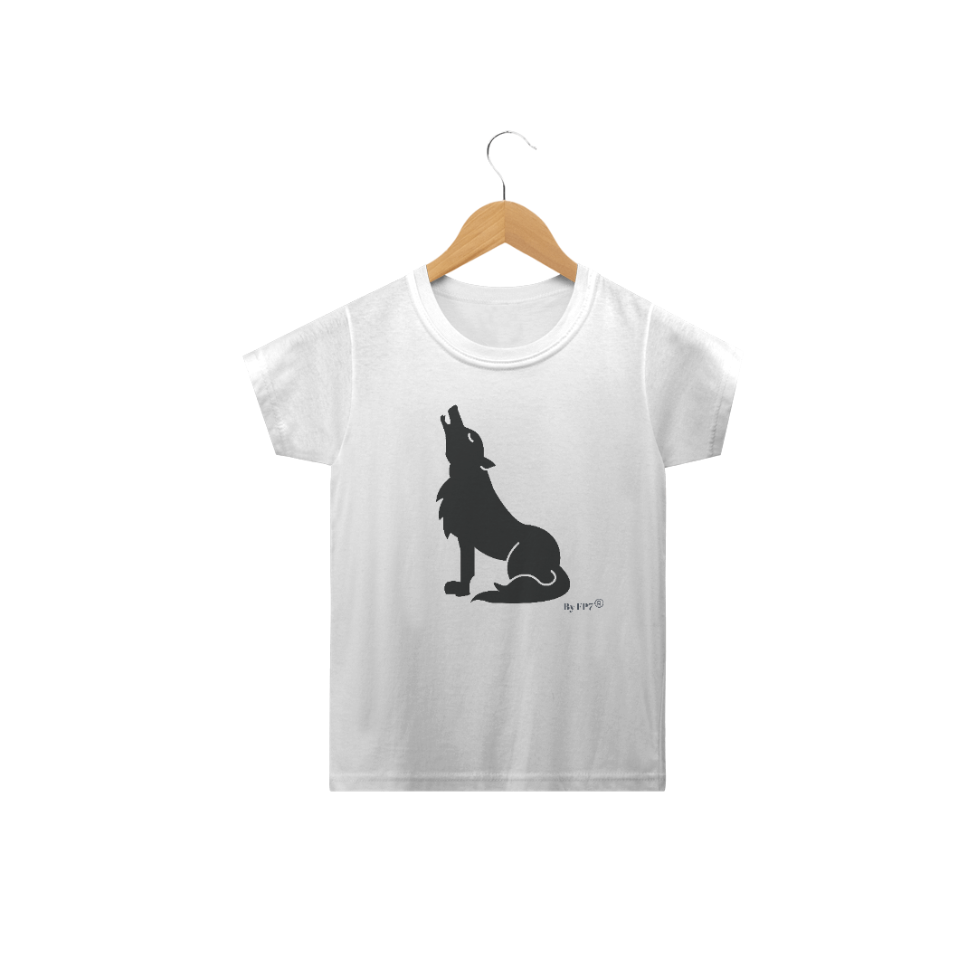 Nome do produto  Camiseta Infantil Lobo