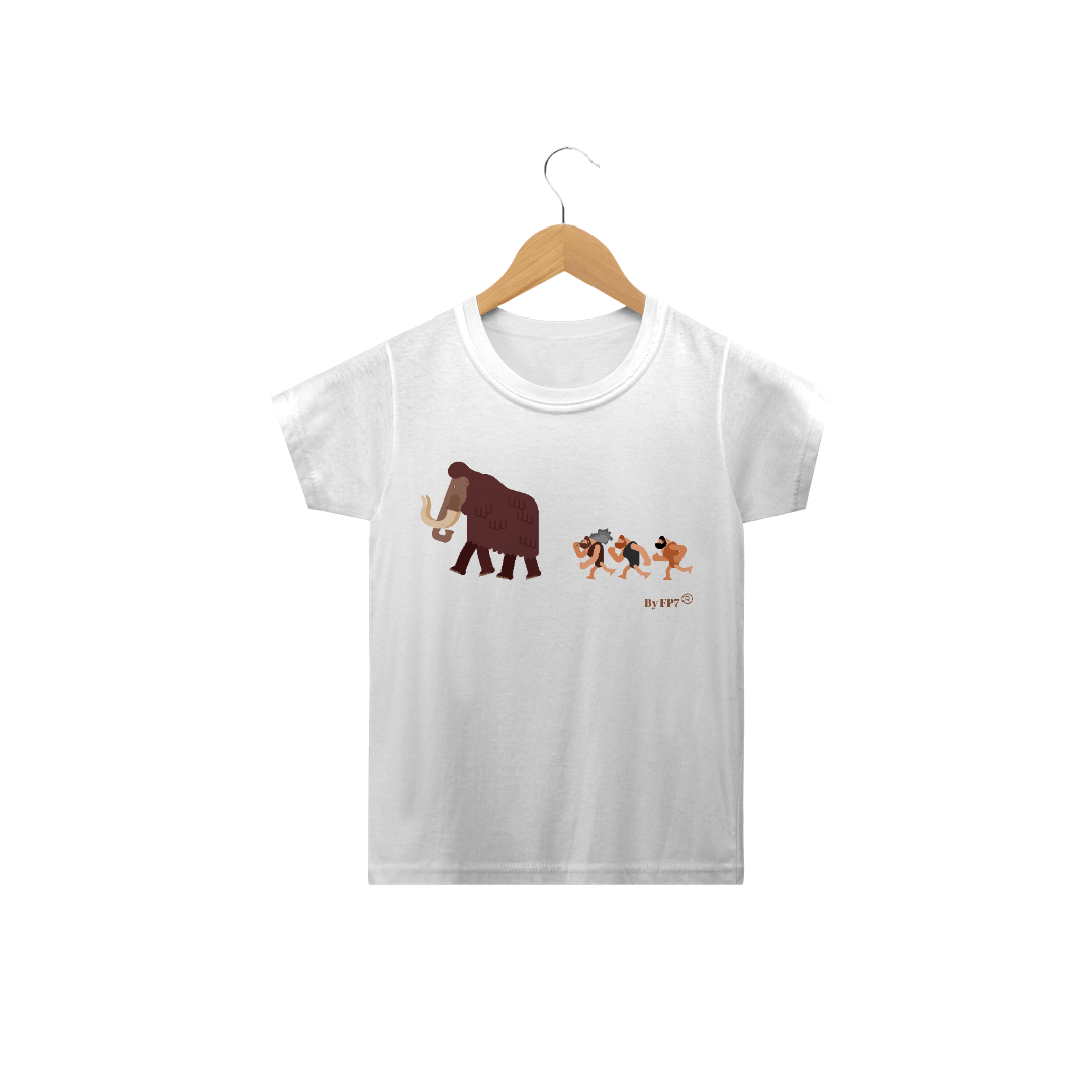 Nome do produto  Camiseta Infantil Pré História