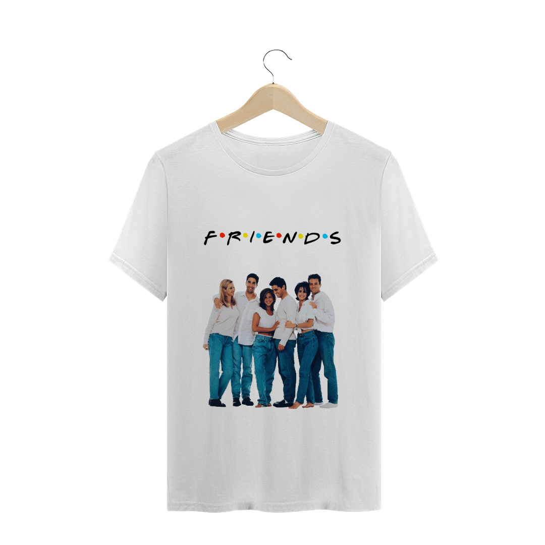Nome do produto  camiseta friends branca