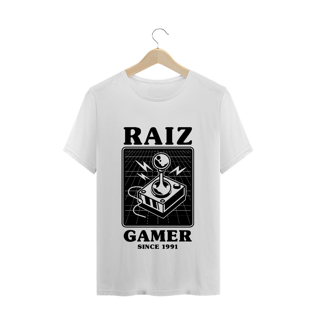 Nome do produto  Camiseta Raiz Gamer 1991