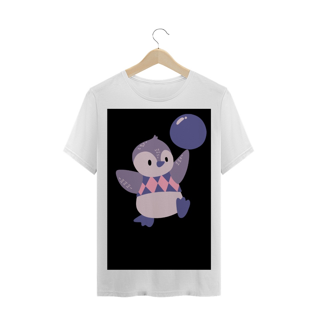 Nome do produto  Camiseta preta - Penguin