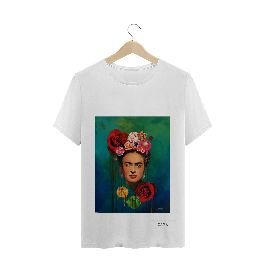 Nome do produto  Camiseta ZAYA | Frida Kahlo Branca
