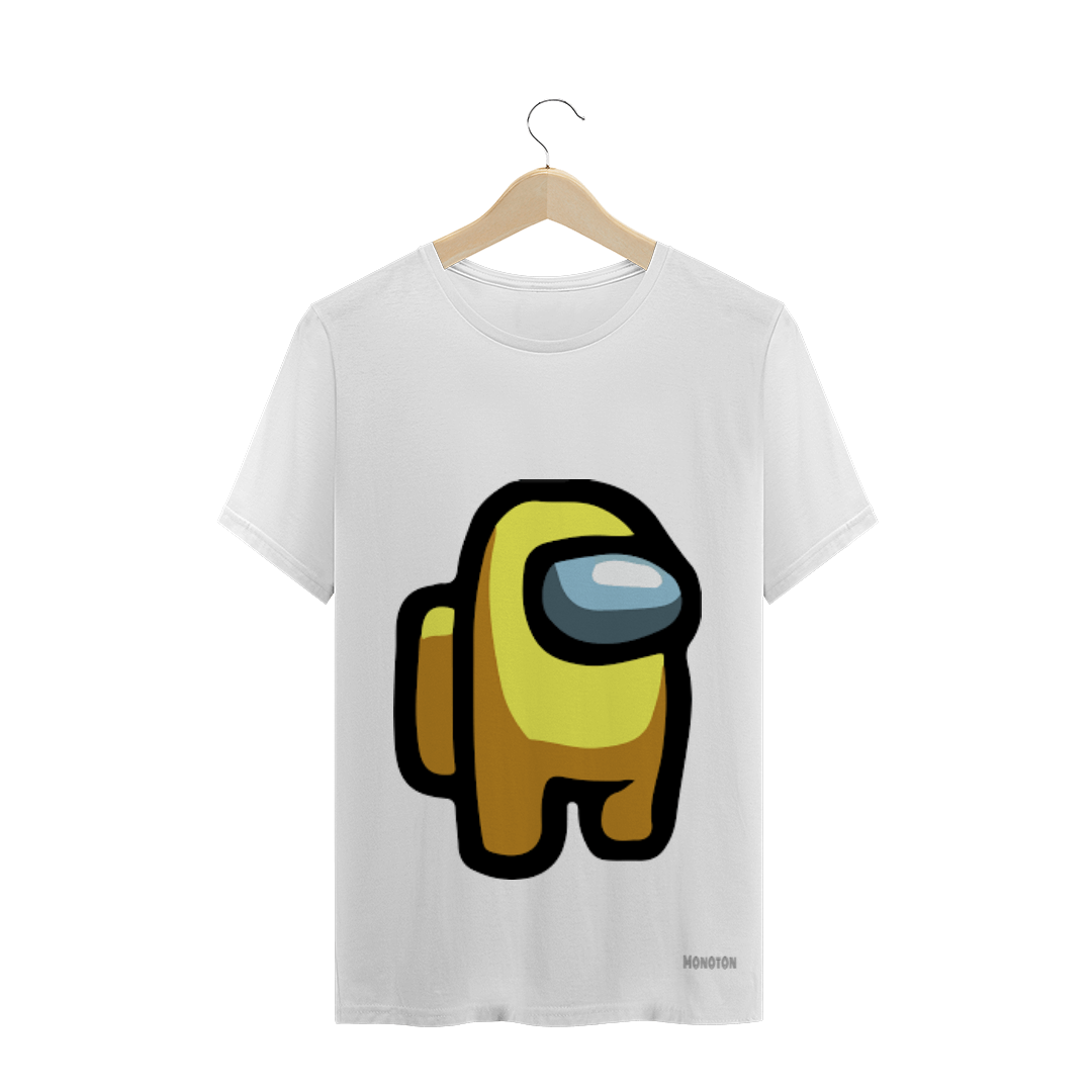 Nome do produto  Camisa branca Among Us amarelo