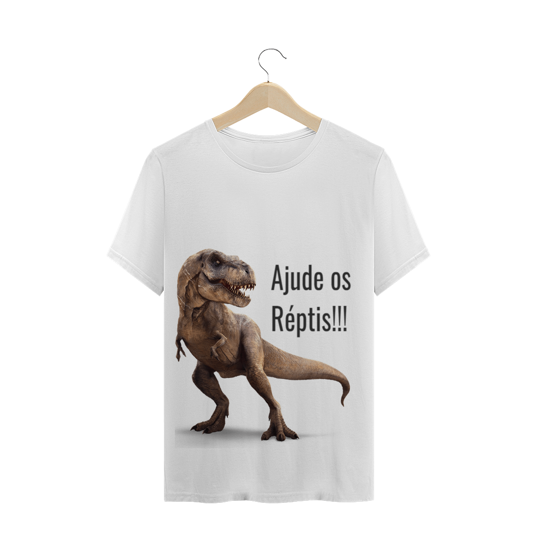 Nome do produto  Camiseta Ajude os Réptis