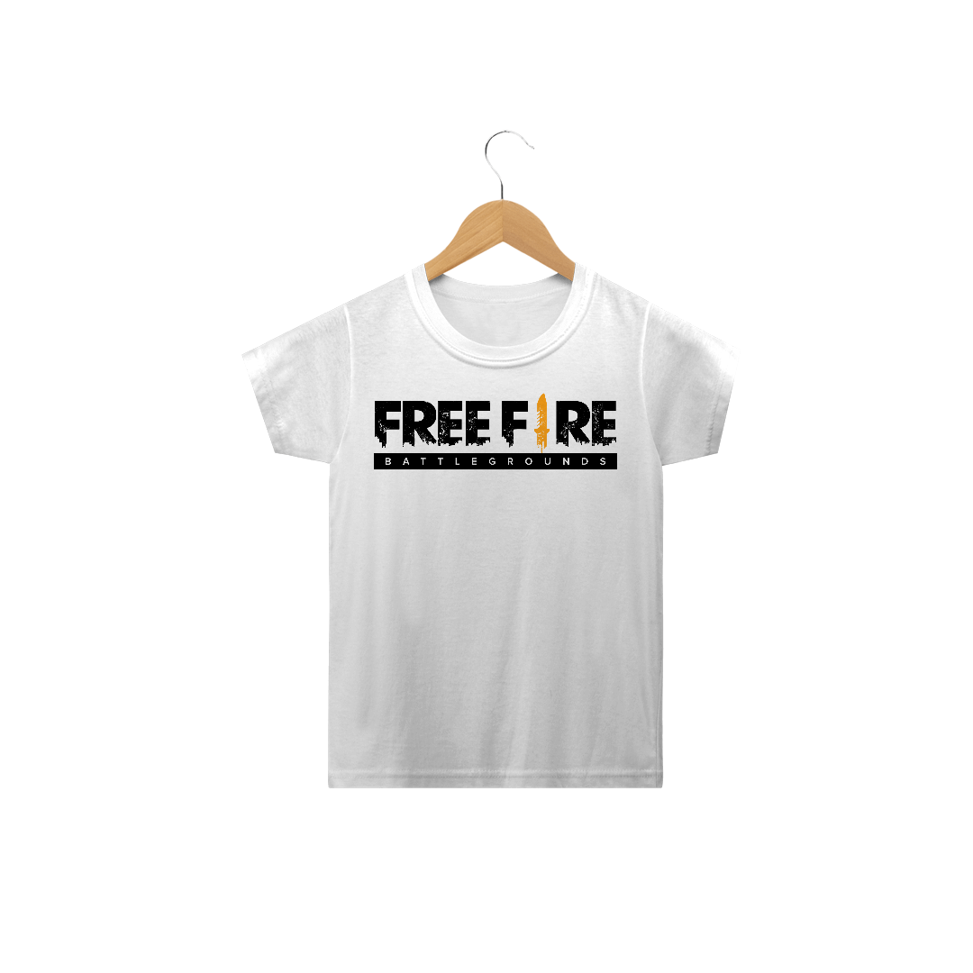 Nome do produto  Camiseta Infantil Free Fire
