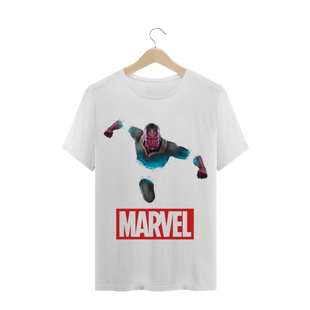 Nome do produto  Camiseta Marvel - Visão
