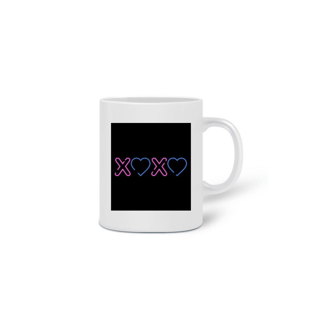 Nome do produto  XOXO Neon - Caneca 