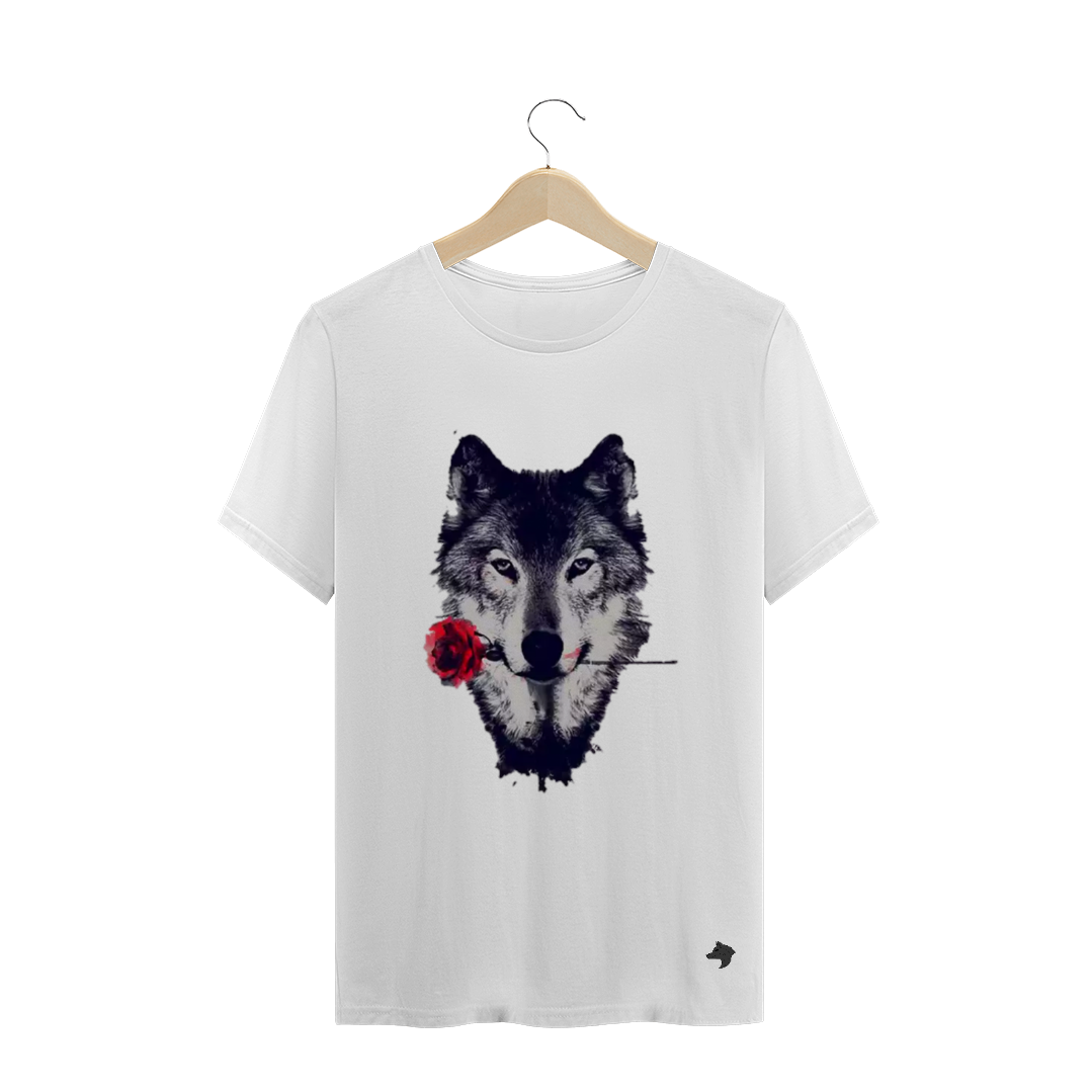 Nome do produto  Camiseta Lobo Classico Branca