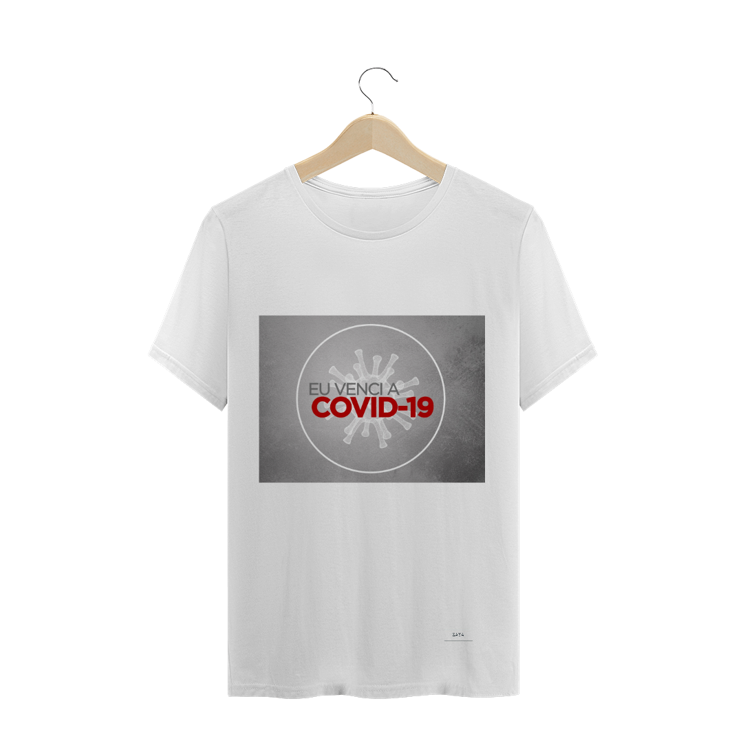 Nome do produto  Camiseta ZAYA | EU VENCI O COVID 19