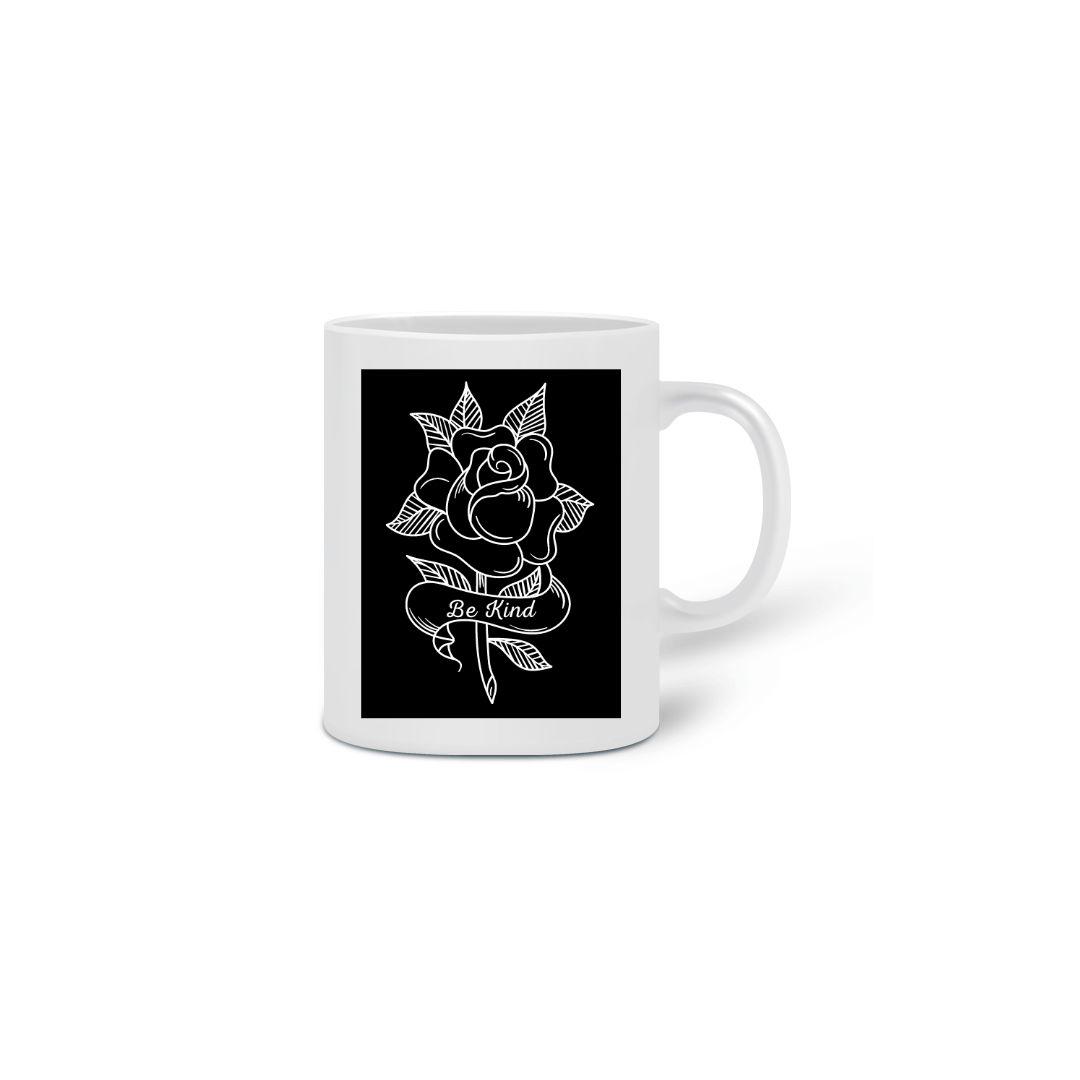 Nome do produto  Flor Be Kind - Caneca 