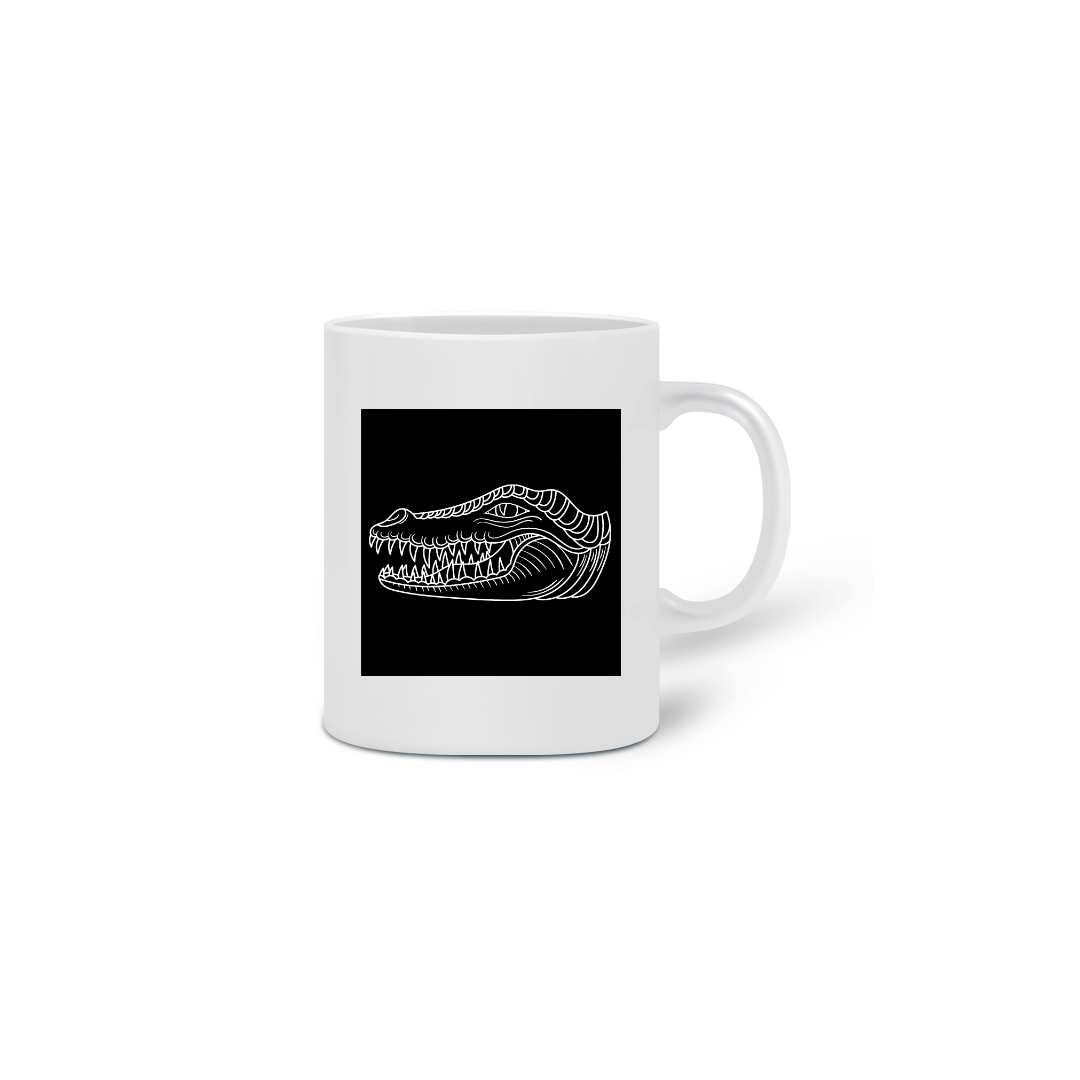 Nome do produto  Alligator Tattoo - Caneca