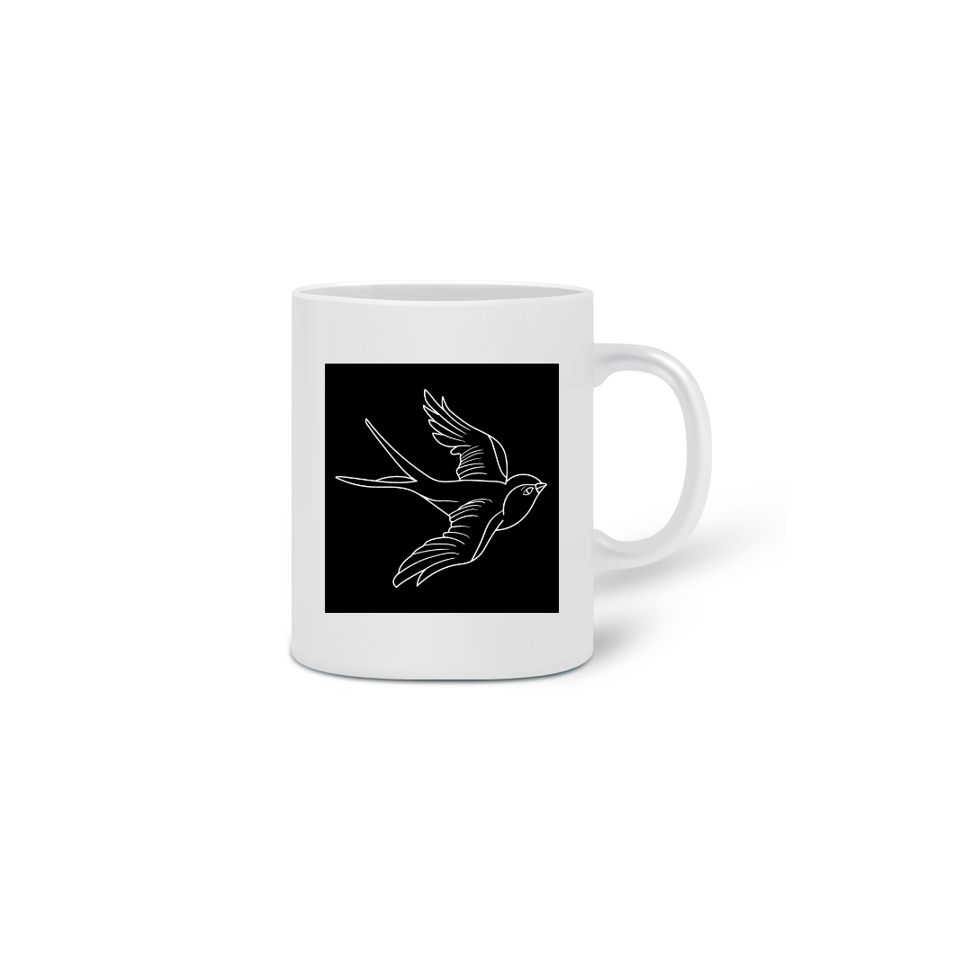 Nome do produto  Andorinha Tattoo - Caneca