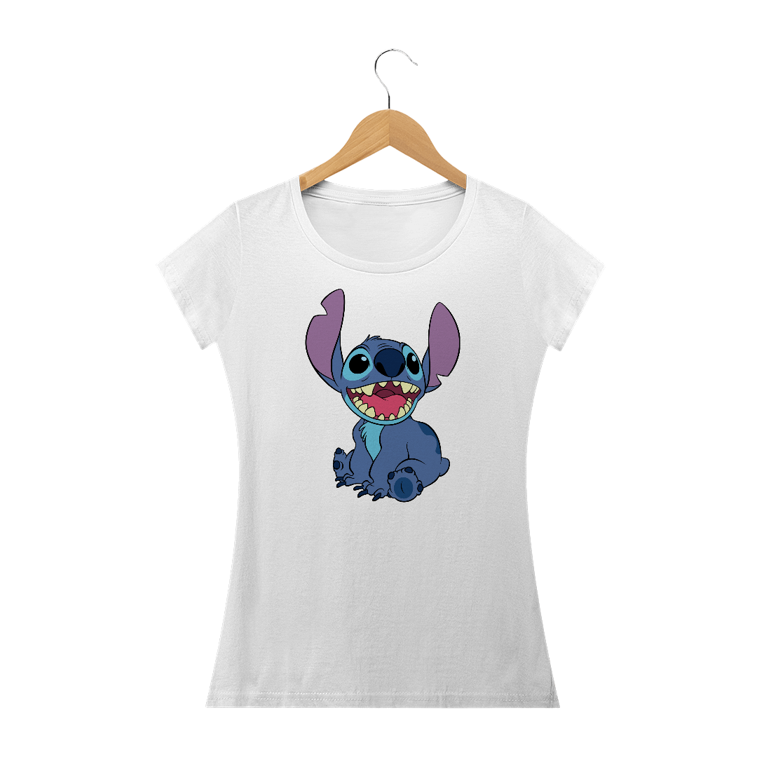 Nome do produto  camiseta baby look lilo e stitch