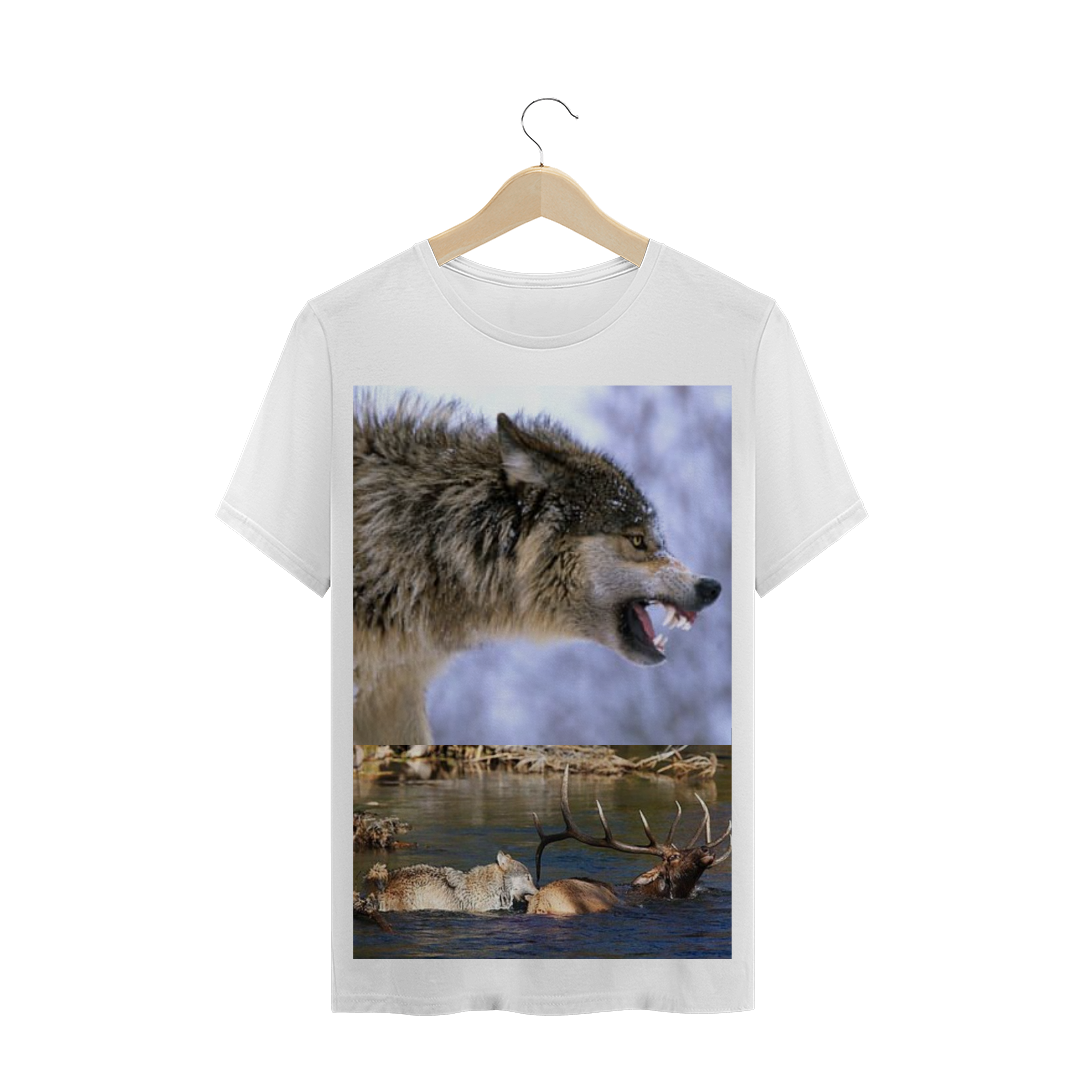 LOBO PREDANDO CARIBU