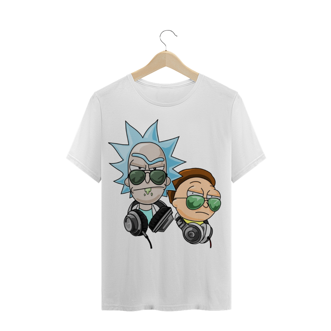 Nome do produto  Rick and Morty Djs (T-shirt)
