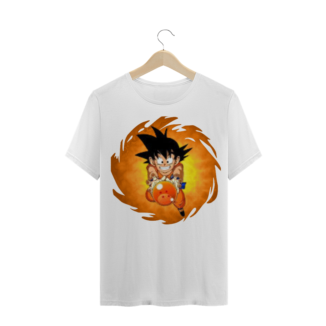 Nome do produto  Camisa Personalizada Goku Criança