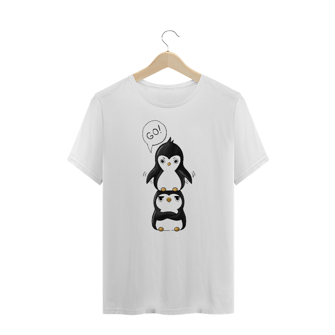 Nome do produto  Camiseta - Pinguins GO!
