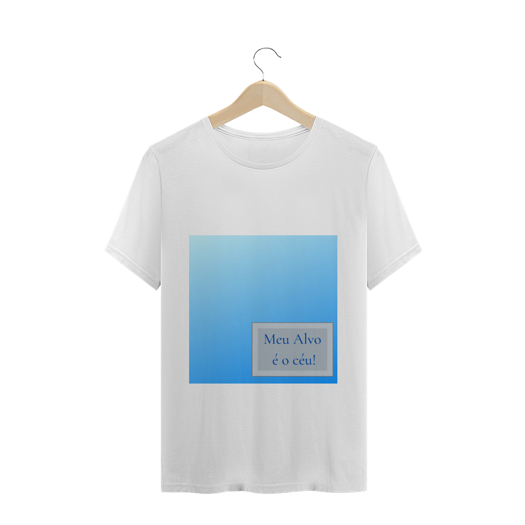 Nome do produto  Camiseta MEU ALVO É O CÉU