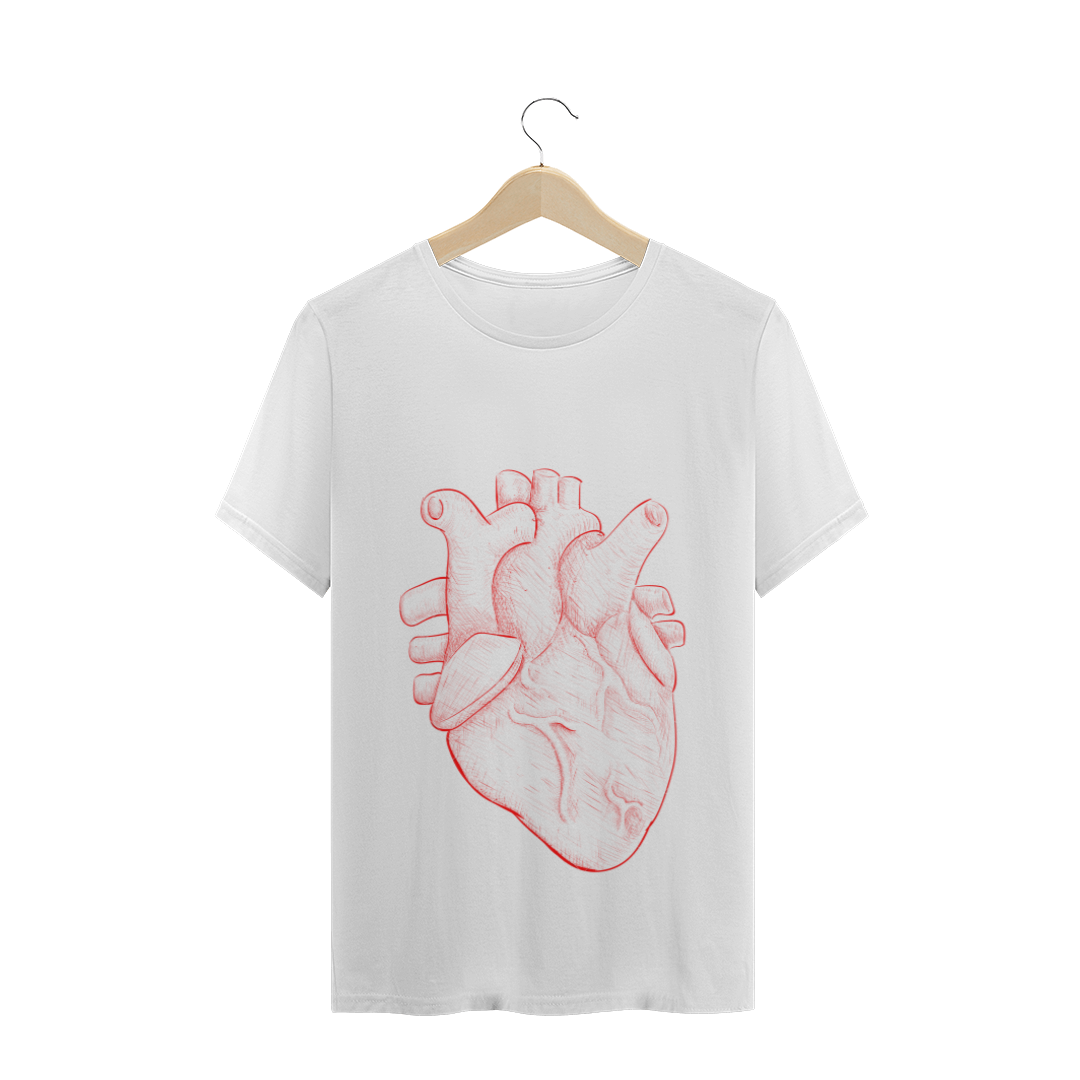 Nome do produto  Camiseta coração real
