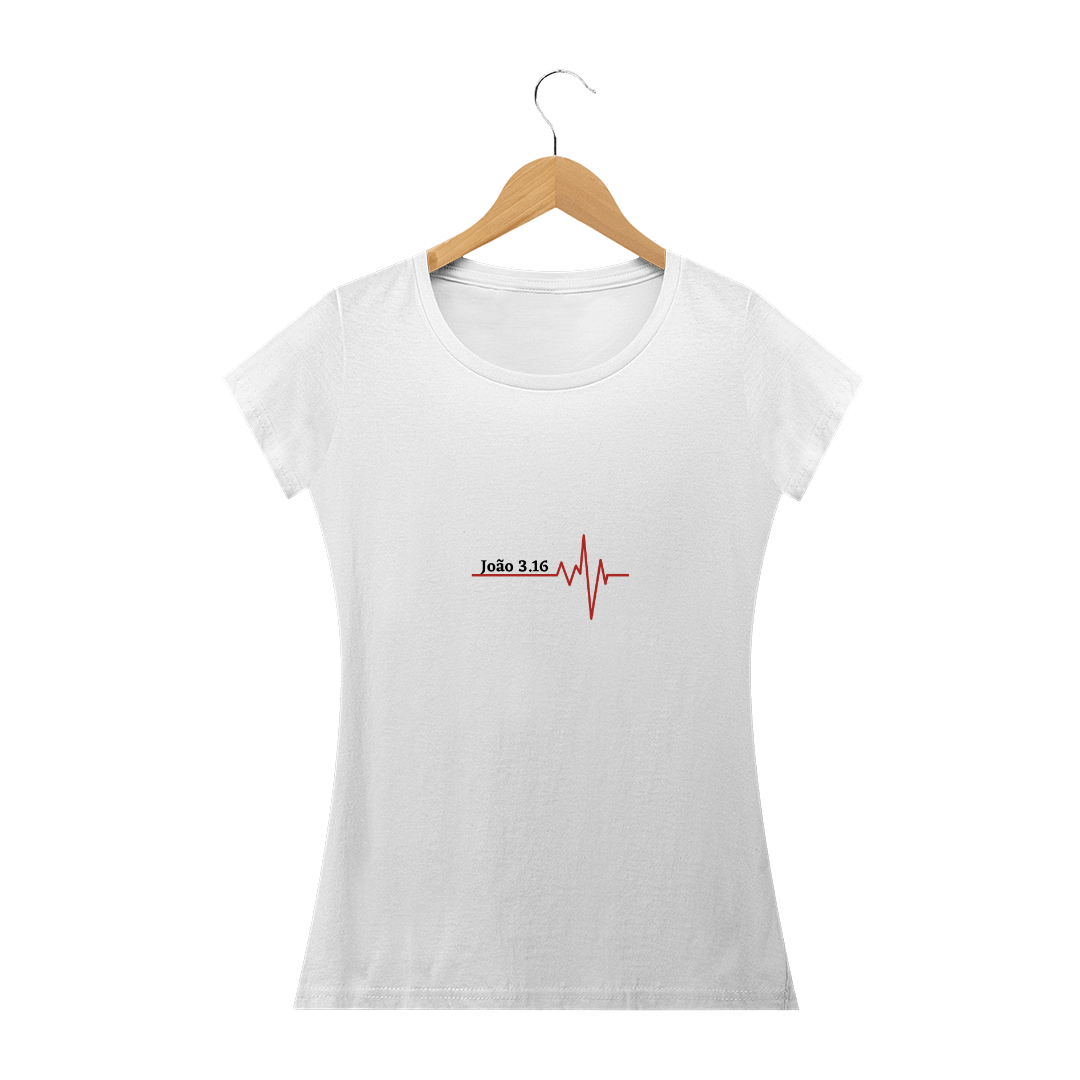 Nome do produto  Camiseta feminina João 3.16