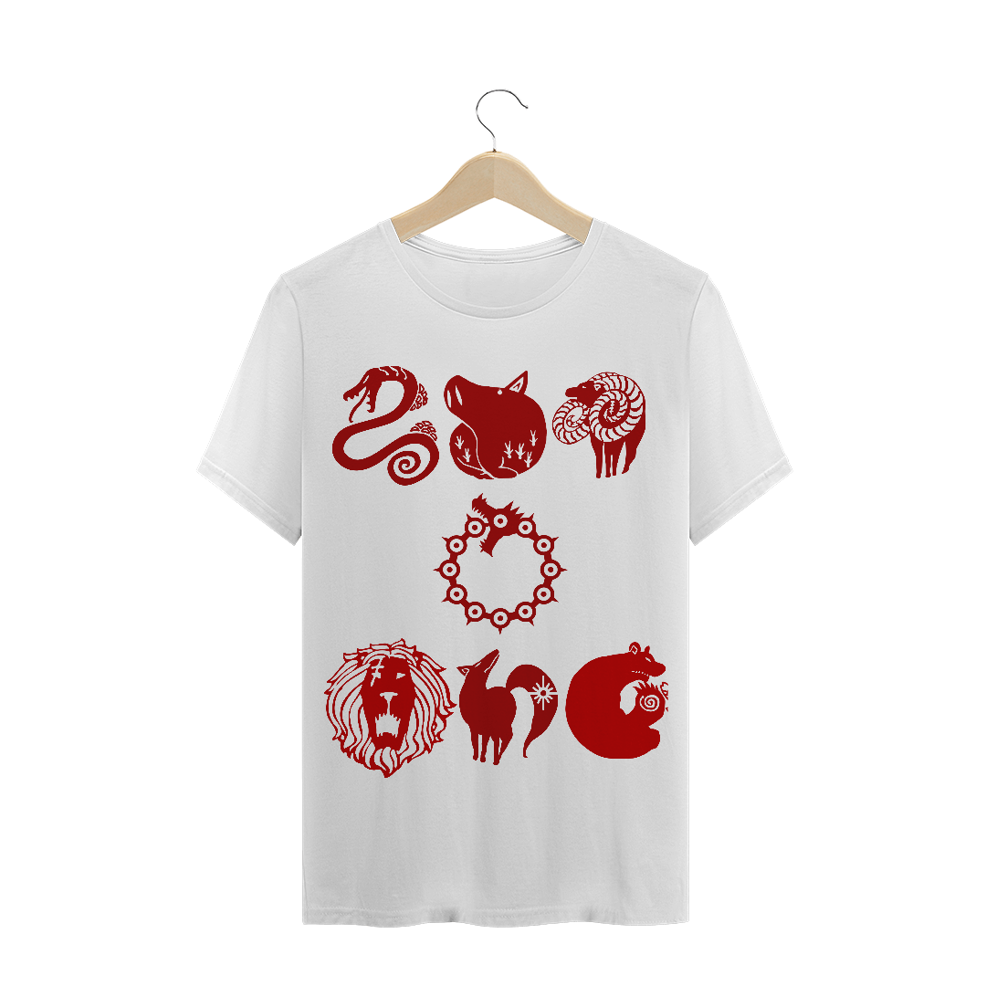 Nome do produto  Camiseta 7 pecados capitais 
