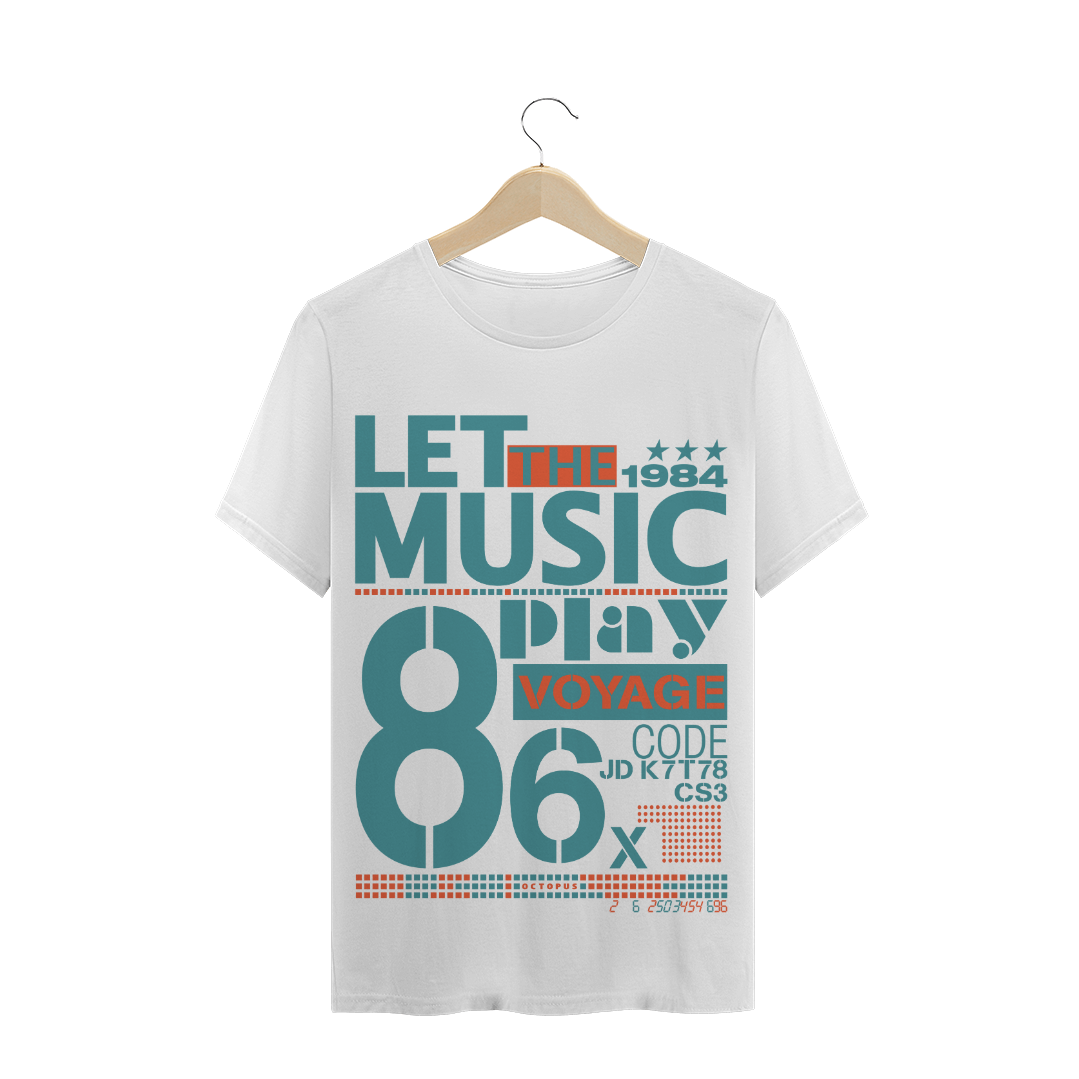 Nome do produto  Let The Music Play Voyage - T-shirt quality