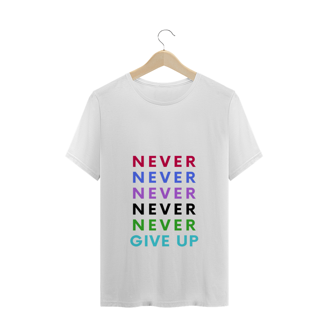 Camisa - W-trend Never give up white