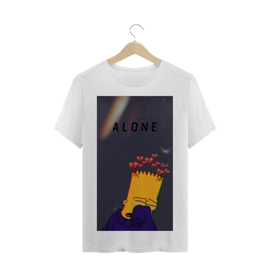 Nome do produto  Camiseta Sad Alone Bart Simpson