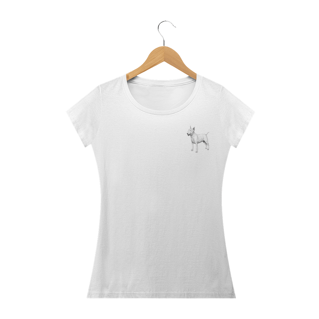 Nome do produto  Camiseta feminina Bullterrier