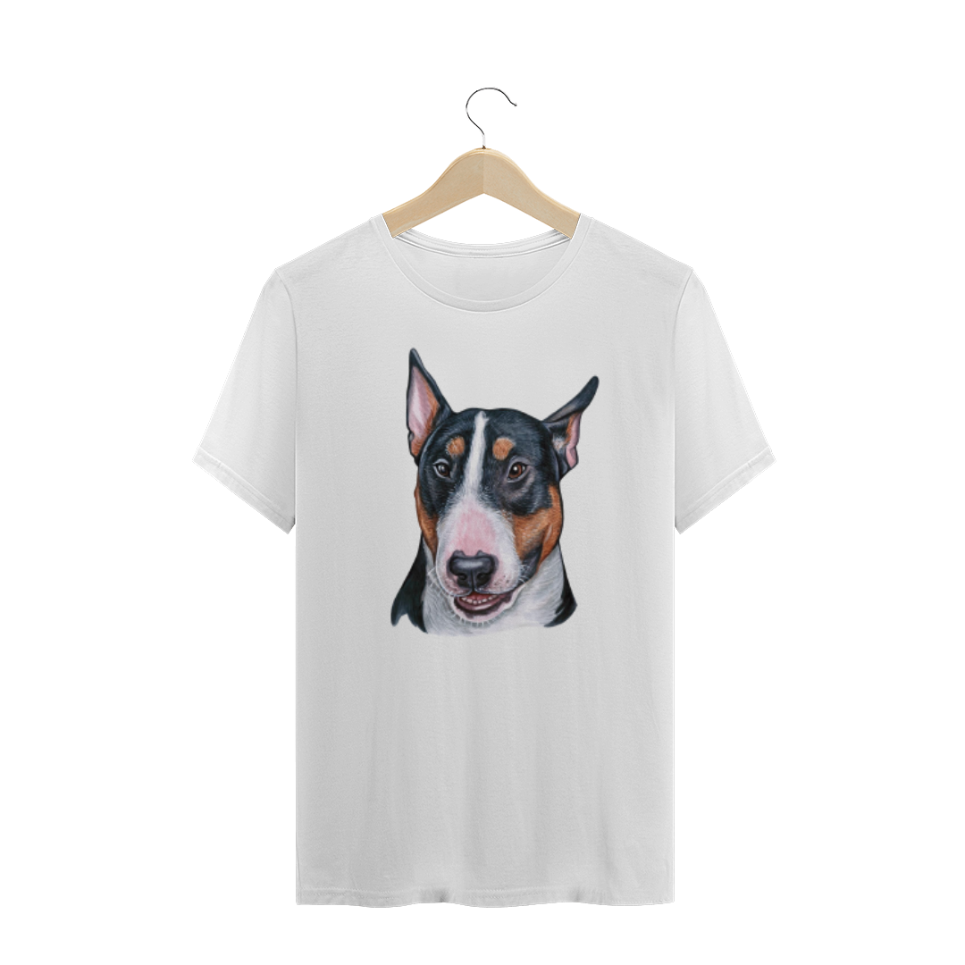 Nome do produto  Camiseta bull terrier tricolor 