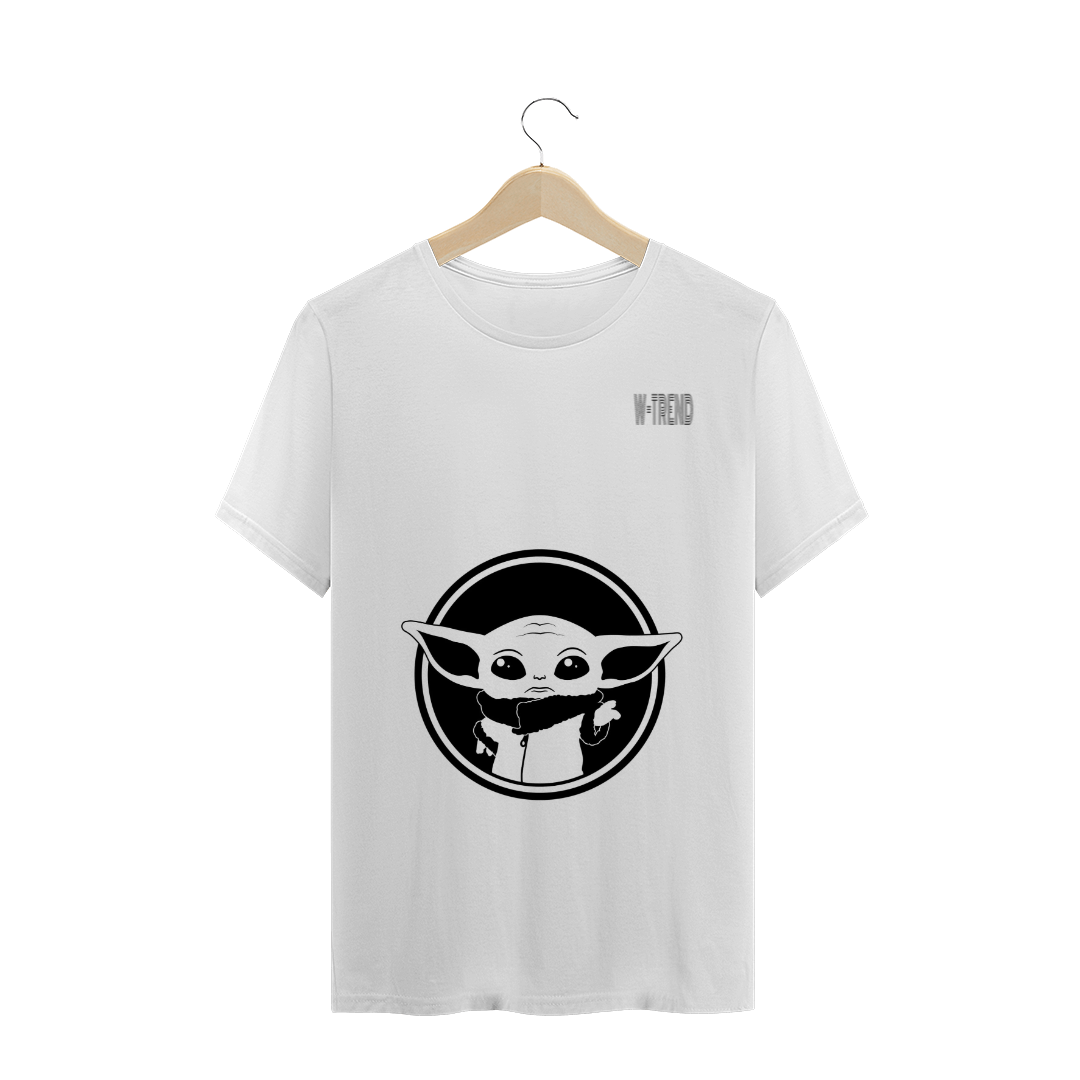 Camisa - W-trend Baby YODA Black & White