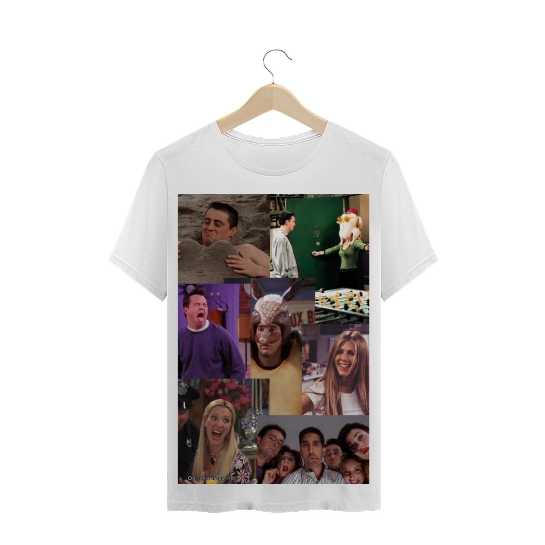 Nome do produto  FRIENDS - Camiseta CL colagem - T-Shirt Quality