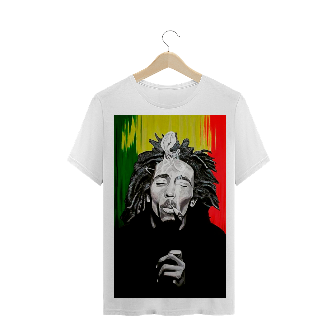 Nome do produto  Camiseta Plus Size Bob Marley