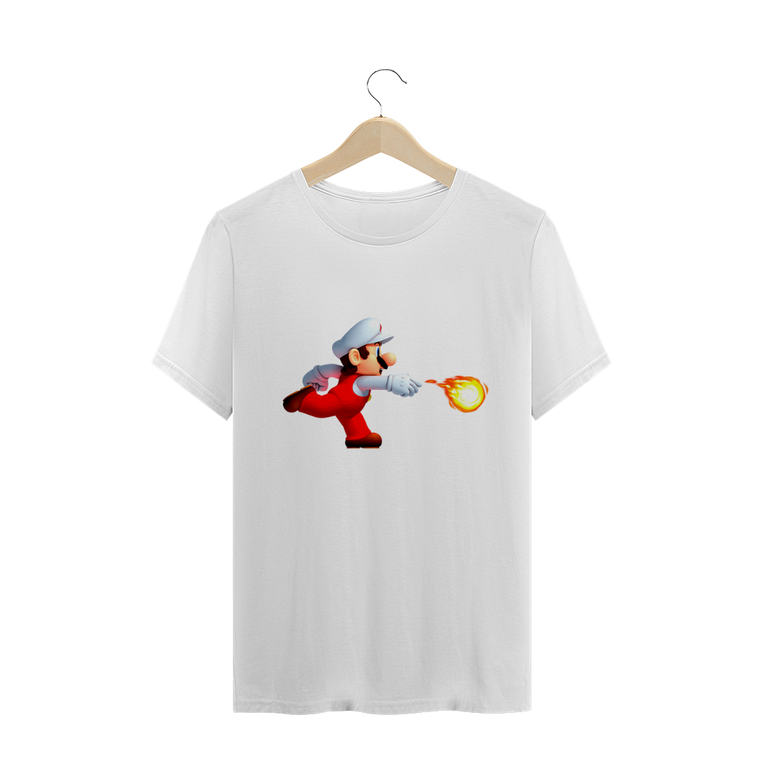 Nome do produto  Camiseta Mario Fire