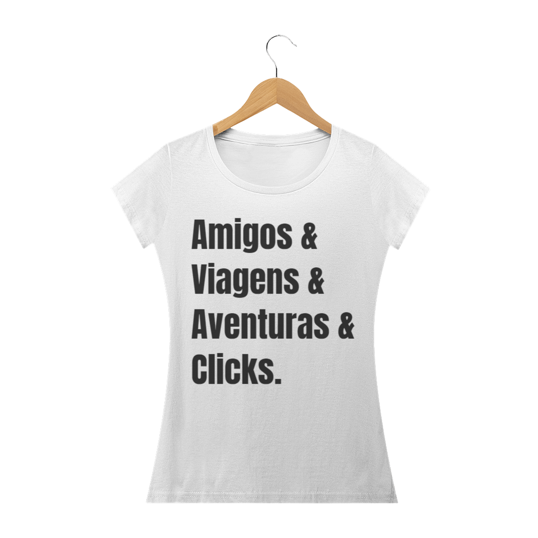 Nome do produto  Baby Look Amigos &