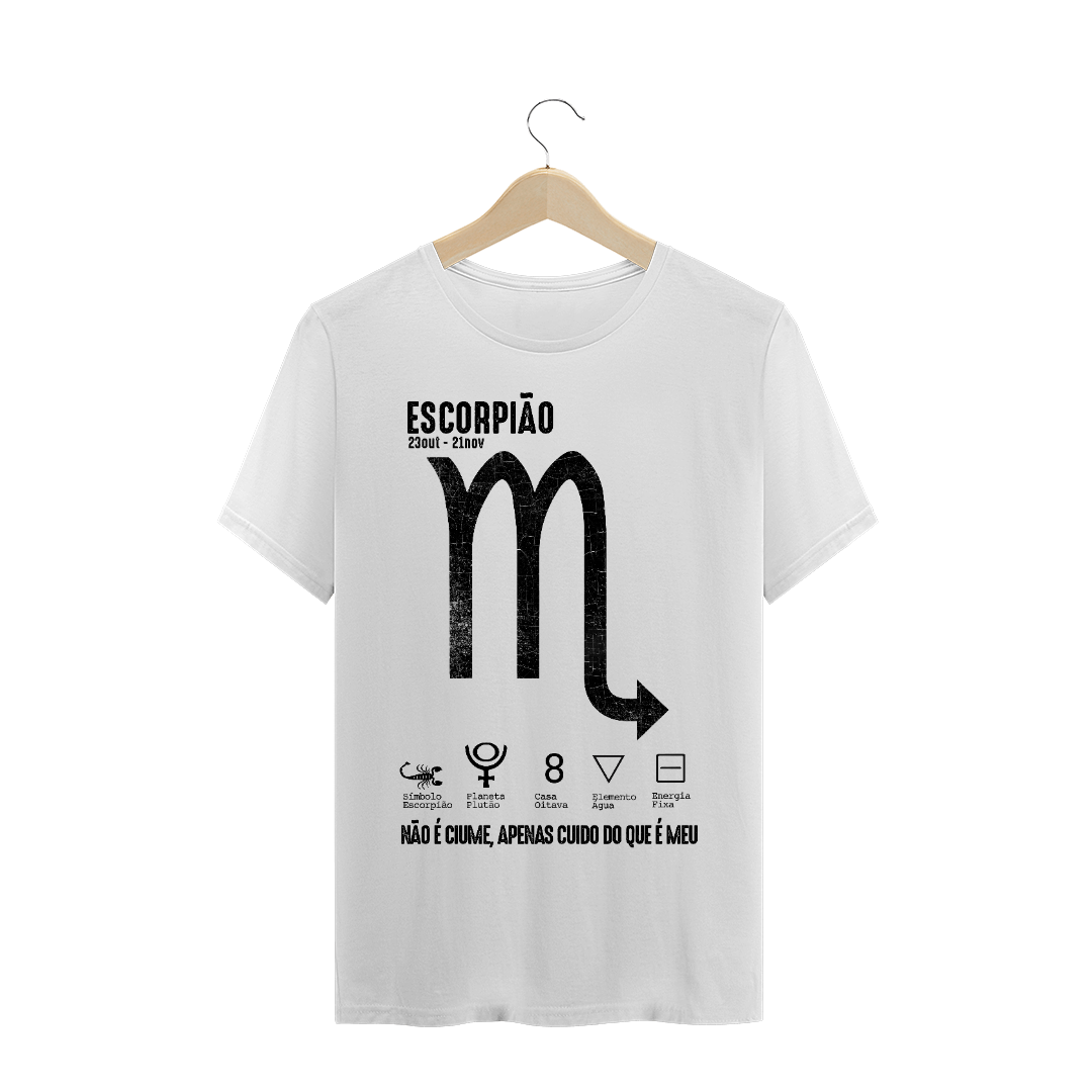Nome do produto  CAMISETA SIGNOS - ESCORPIÃO
