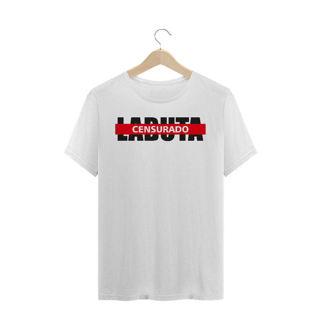 Nome do produto  Camiseta Labuta - Censurado Black red
