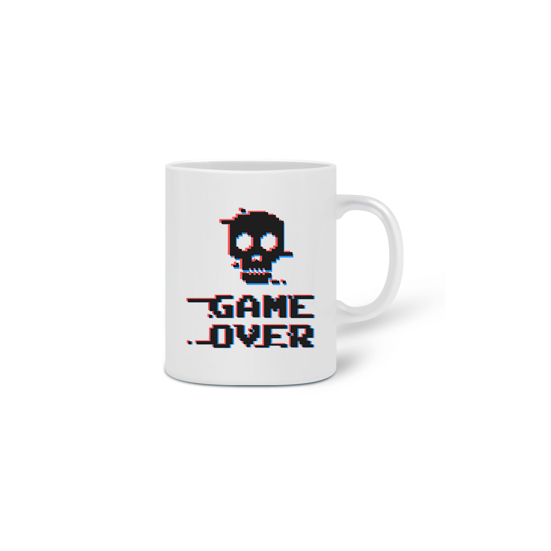 Nome do produto  Caneca - Game Over