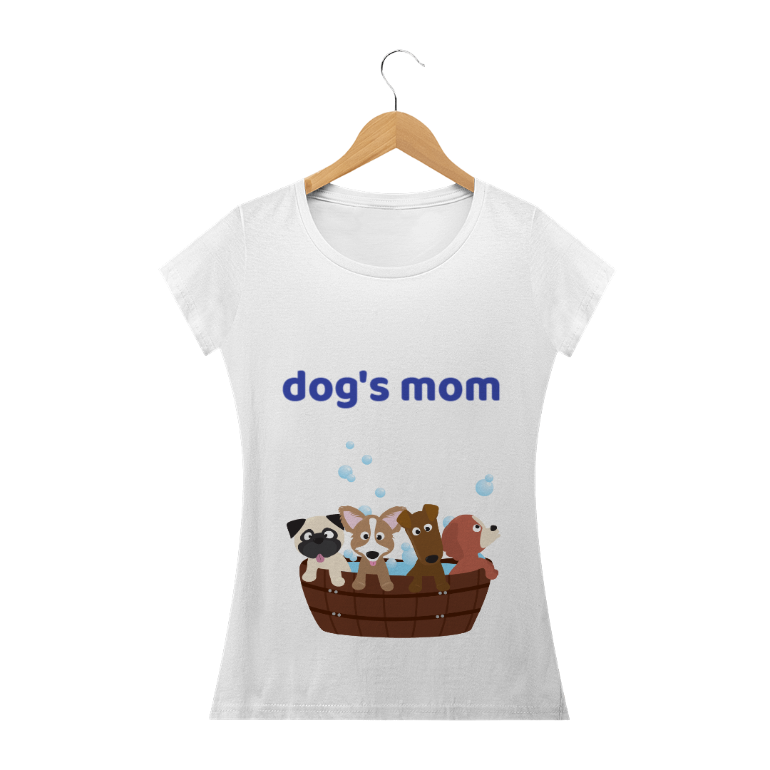 Nome do produto  T-shirt Feminina Dog's Mom 