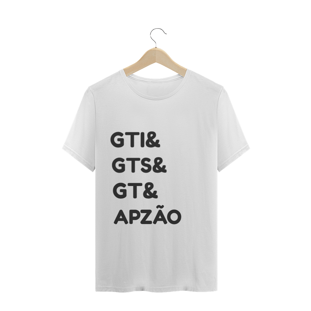 Nome do produto  CAMISETA T-SHIRT - GOL GTI, GTS, GT E APZÃO
