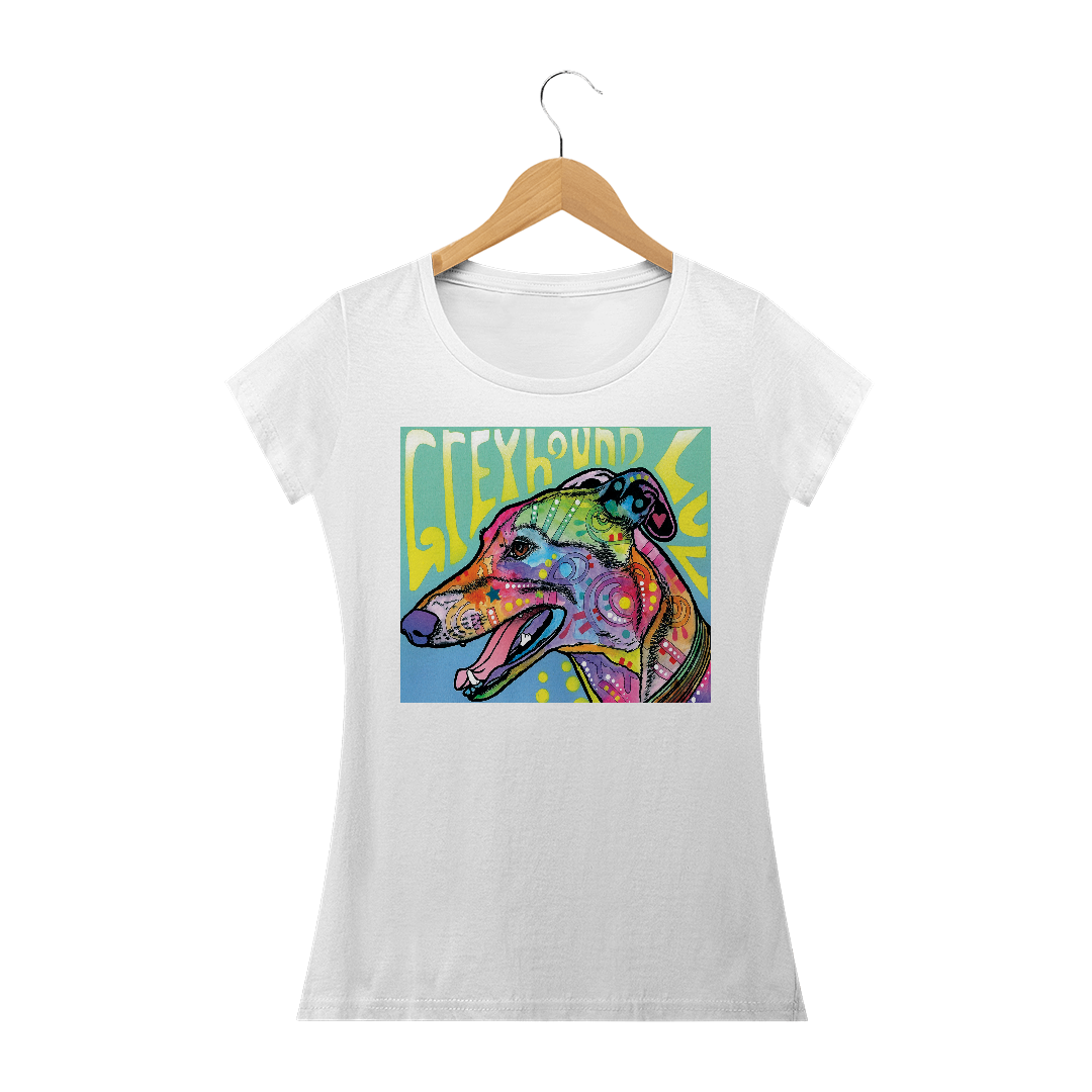 Nome do produto  Psychedelic Greyhound Baby Look