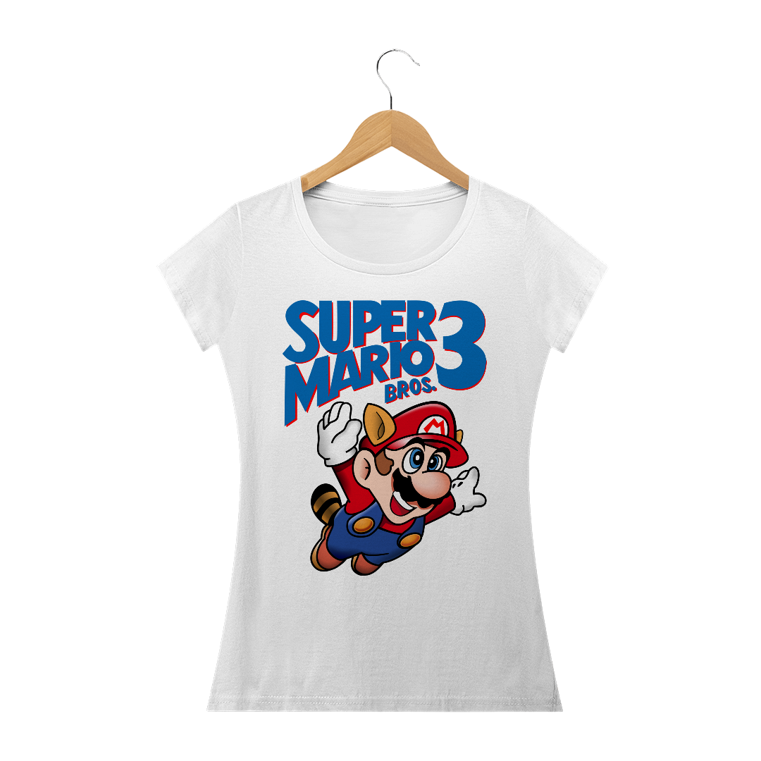 Nome do produto  Baby Look Super Mario 3 - Games