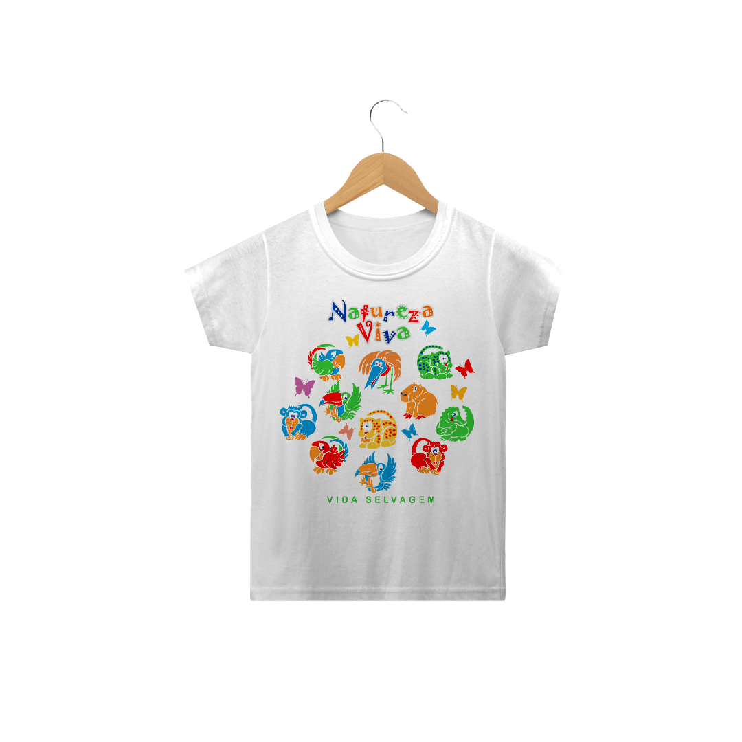 Nome do produto  CAMISETA INFANTIL NATUREZA VIVA