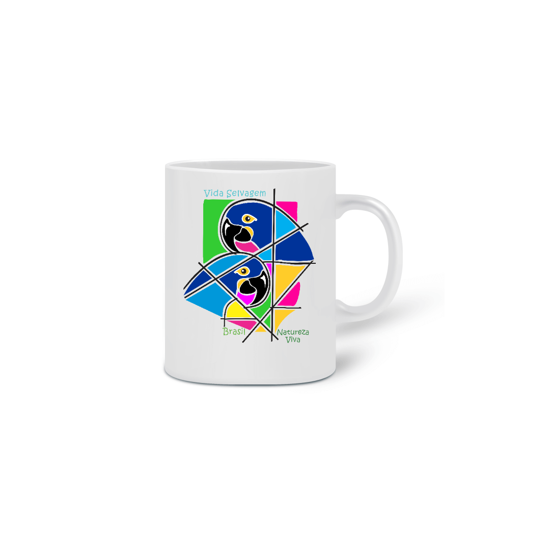 Nome do produto  CANECA ARARA AZUL