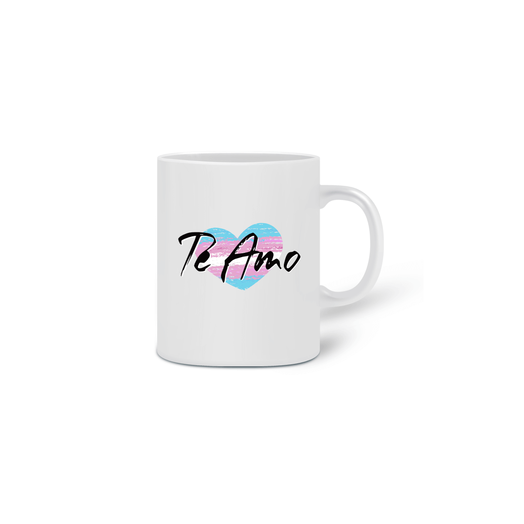 Nome do produto: Caneca Te Amo Trans